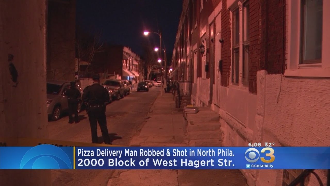 Police: Pizza Delivery Man Robbed, Shot In North Philadelphia - YouTube