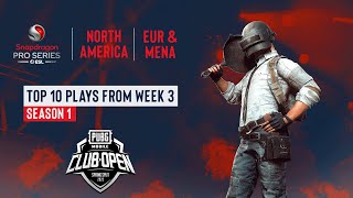 Top 10 Plays from Week 3 of the PMCO! | PUBGM Highlights | Snapdragon Mobile Open Season 1