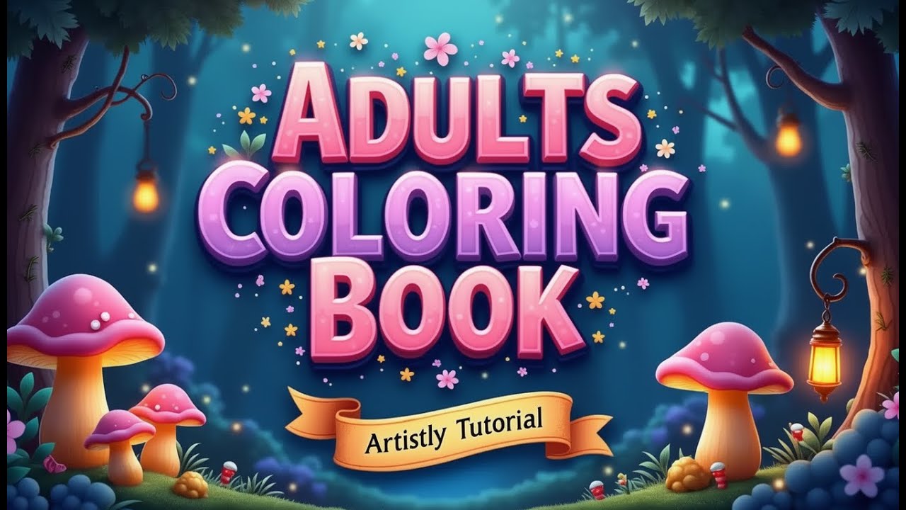 How to Create an Adult Coloring Book with AI in Artistly | Fairy Theme Tutorial