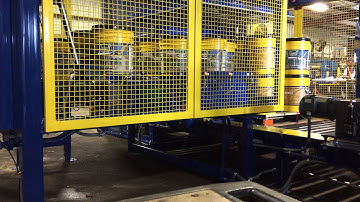 American Automation 5 Gallon Pail Palletizer