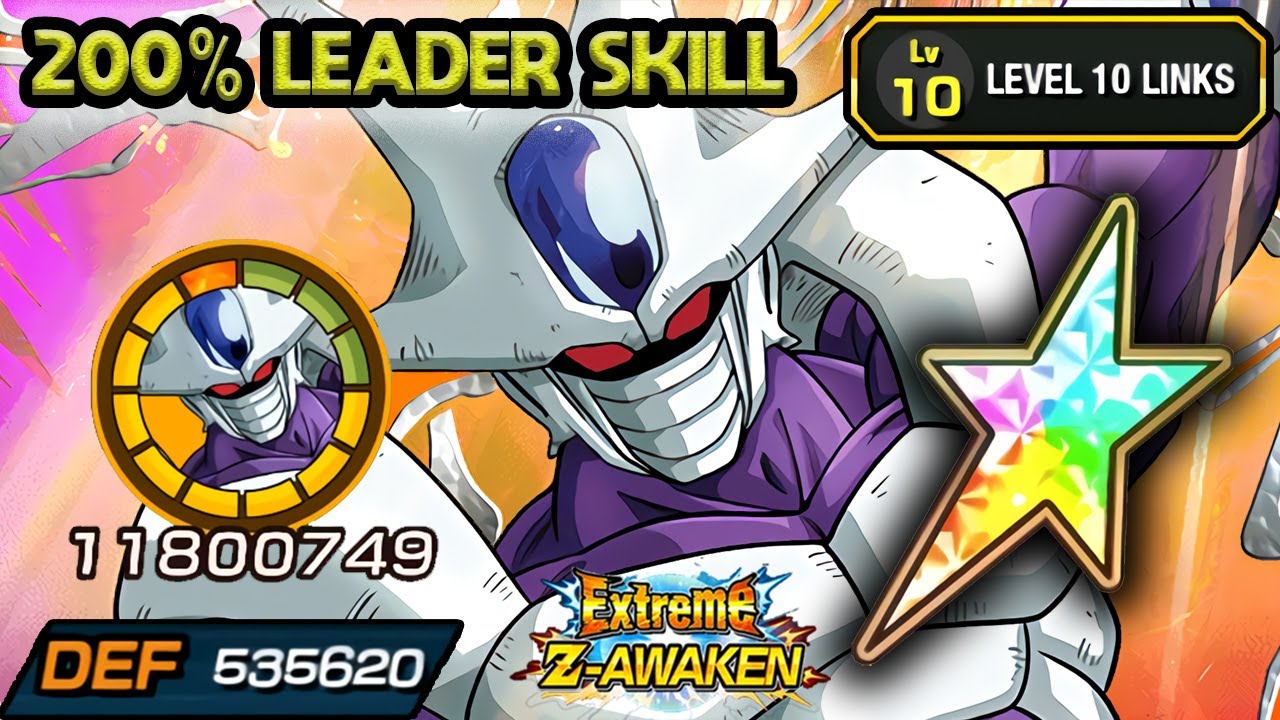 200% LEADER SKILL! 100% EZA PHY FINAL FORM COOLER LEVEL 10 LINKS! Dragon Ball Z Dokkan Battle