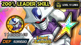 200% LEADER SKILL! 100% EZA PHY FINAL FORM COOLER LEVEL 10 LINKS! Dragon Ball Z Dokkan Battle