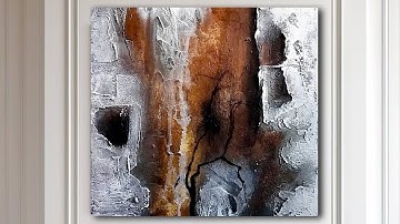 Textured Abstract: Mastering Acrylic Palette Knife Techniques