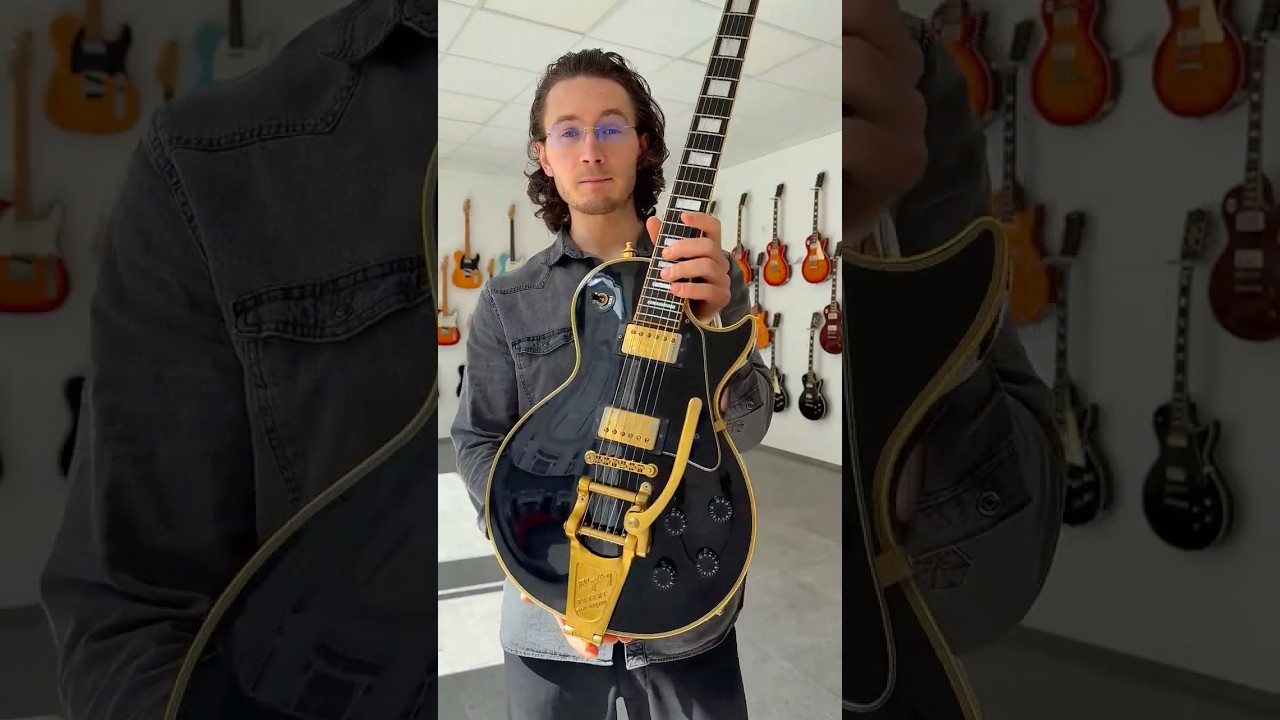Orville by Gibson Les Paul Custom 1990 - Ebony - YouTube