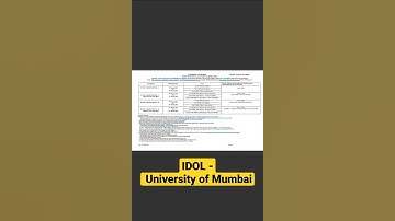 IDOL - University of Mumbai || Exam form dates for M. A, M. Com, M. A ( Edu) || Annual Pattern