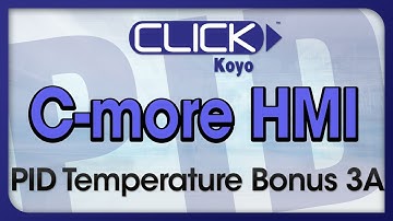 CLICK PID Tutorial Videos Bonus 3A - C-more PID Templates from AutomationDirect