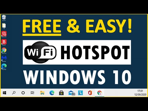 Turn A Windows 10 Computer into Wi-Fi Hotspot | How to Make Wi-Fi Hotspot in Windows 10 | FREE