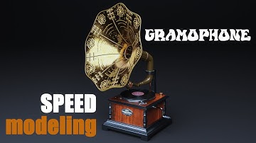 Modeling gramophone in Blender 2.8