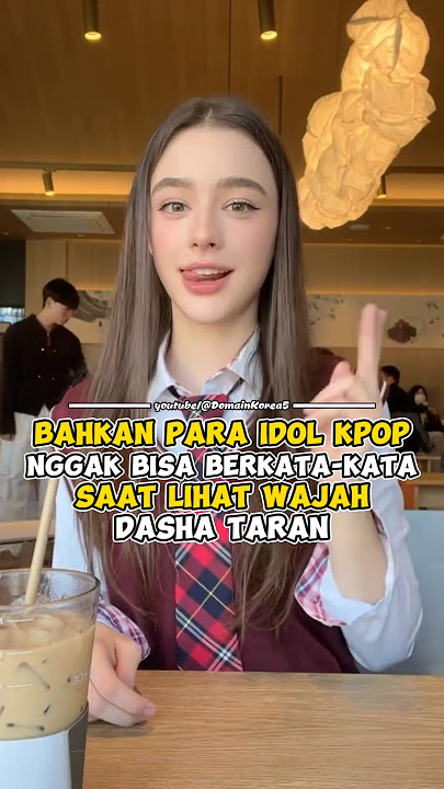 Bahkan para idol kpop nggak bisa berkata-kata saat lihat wajah Dasha Taran #kpop #shorts
