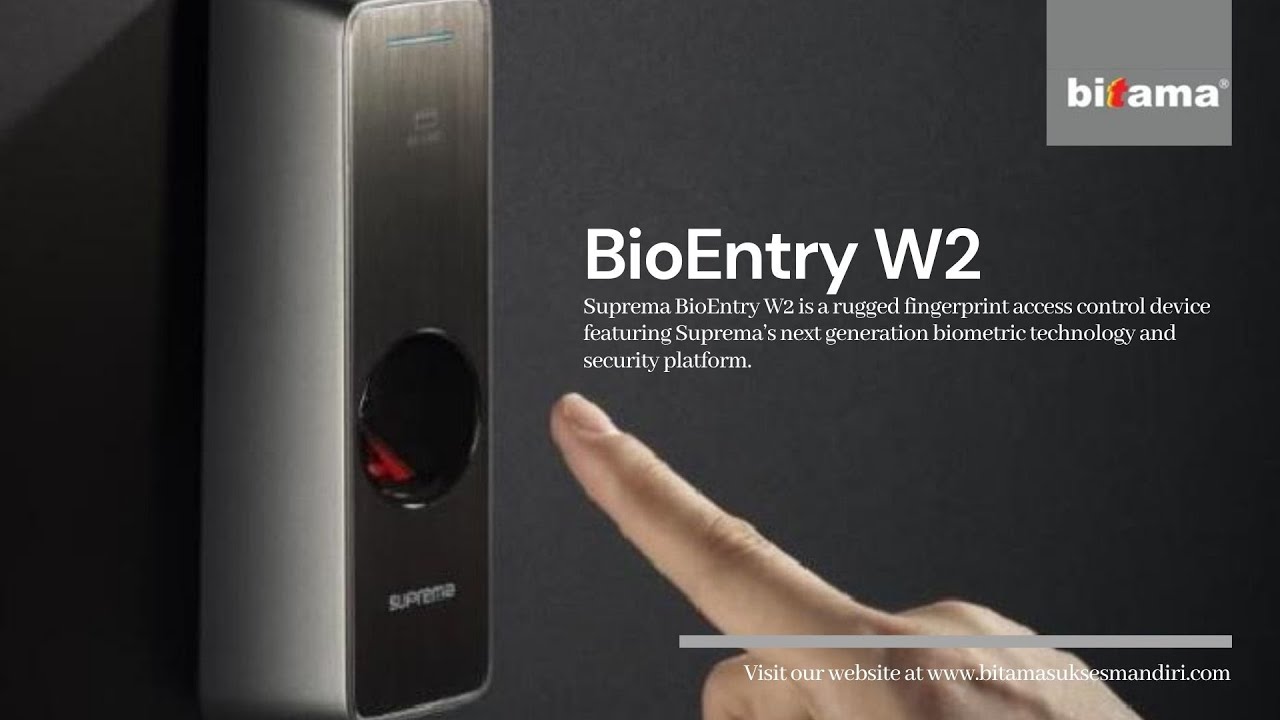 Suprema - BioEntry W2 - YouTube