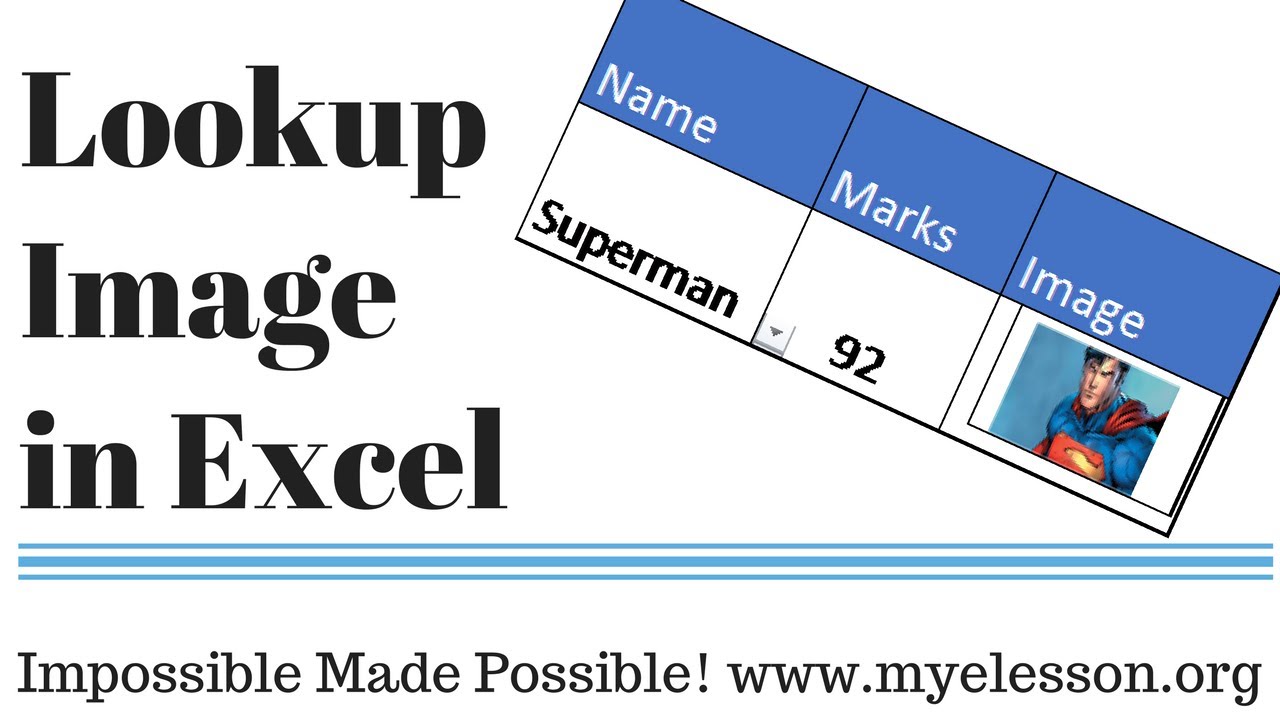 Lookup Picture in Excel ☑️ YouTube
