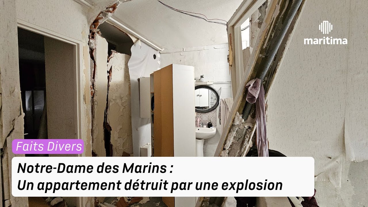 Martigues : les ravages de l'explosion dans un appartement à Martigues