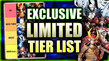 TIER LIST Limited Heroes - All EXCLUSIVE 200 Guaranteed RATED ⁂ Watcher of Realms