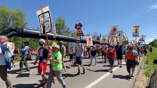 1,000+ Pipeline Protestors SW Of Bemidji, Peaceful Protest