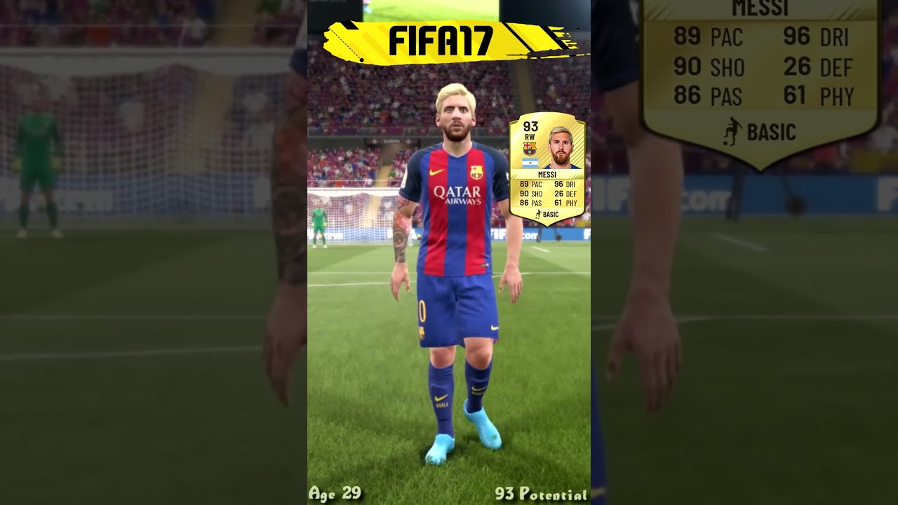 LIONEL MESSI IN EVERY FIFA (06-25) #lionelmessi #fcbarcelona #argentina #football #fifa