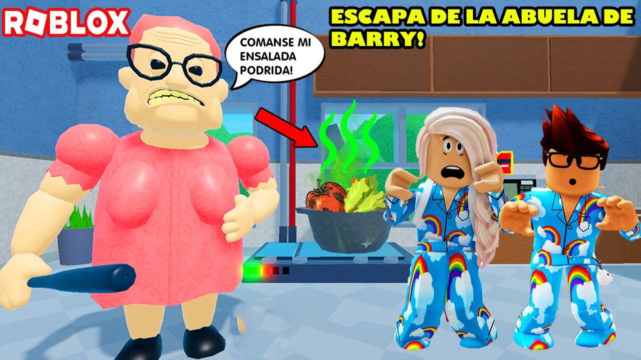 Samantita Y Guttito Escapan De La  Abuela Loca De Barry!! 😲🤭🤭👩‍🦳