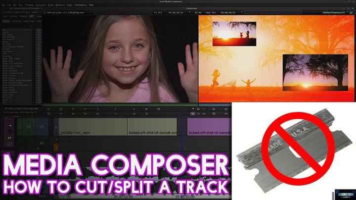 MEDIA COMPOSER 2018 | HOW TO CUT/SPLIT A CLIP [NO RAZOR, ADD EDIT]