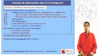 Metodología de investigación.Fuentes de información para la investigación(1/2) screenshot 4