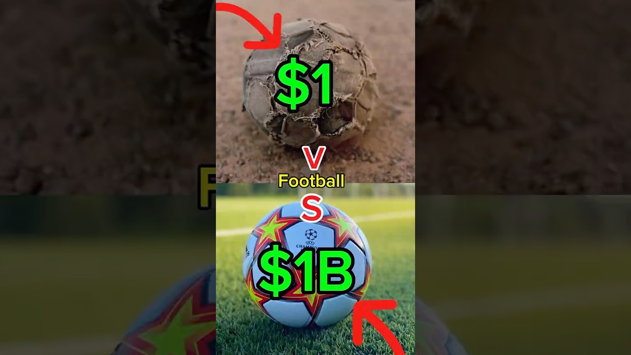⚽ $1 vs $1,000,000,000 Football – Does Money Matter? 💰