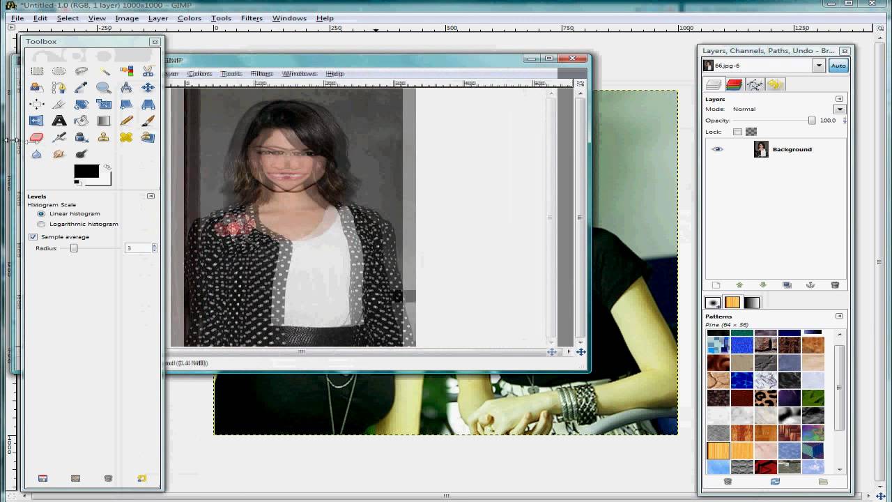 Gimp Tutorial (How to Make a BG) YouTube