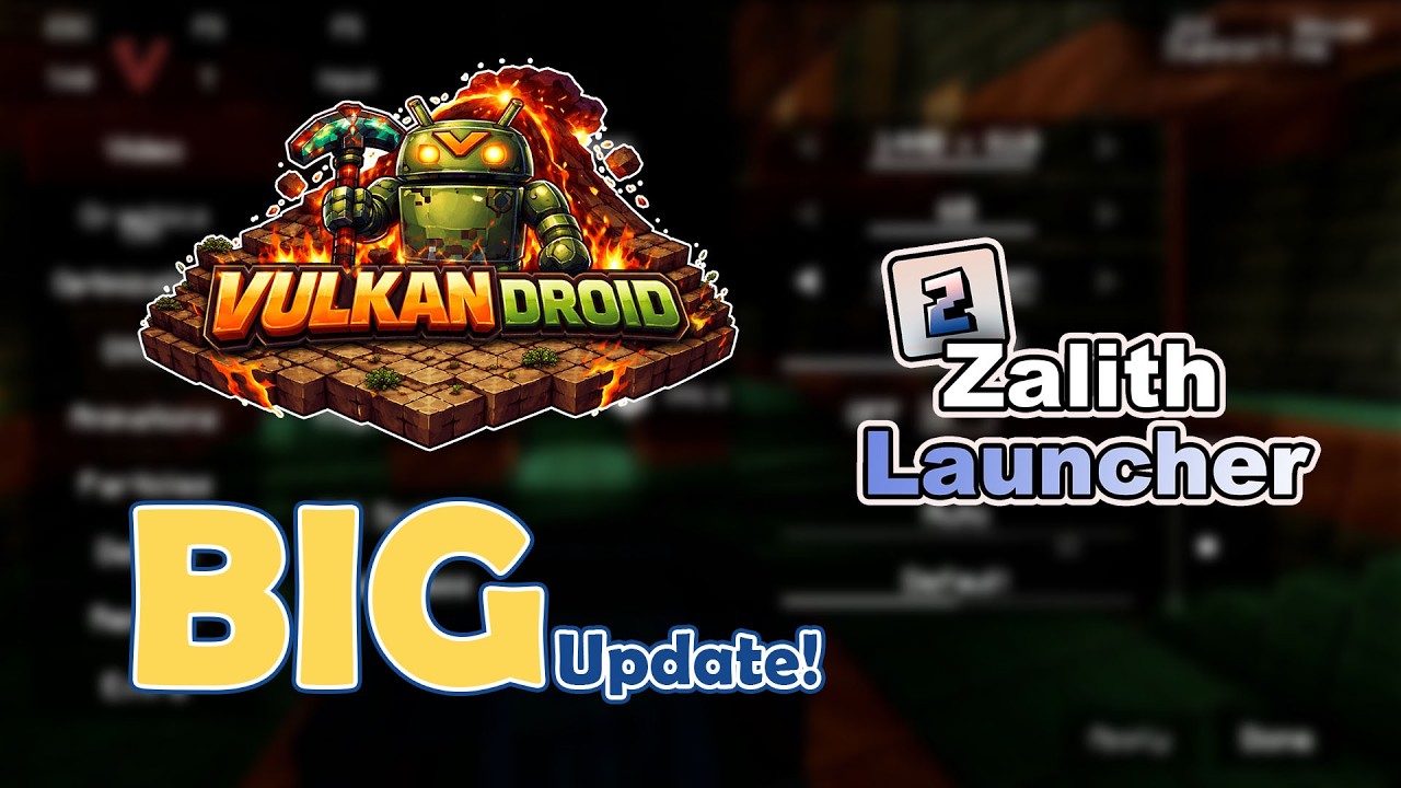 Minecraft Java Vulkanite Vulkan With Java Mincraft Using Zalith Launcher - YouTube