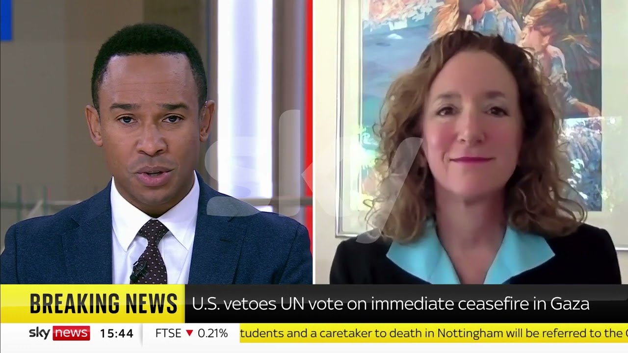 UNSC Veto: SkyNews Interviews Johns Hopkins Middle East Expert Laura Blumenfeld