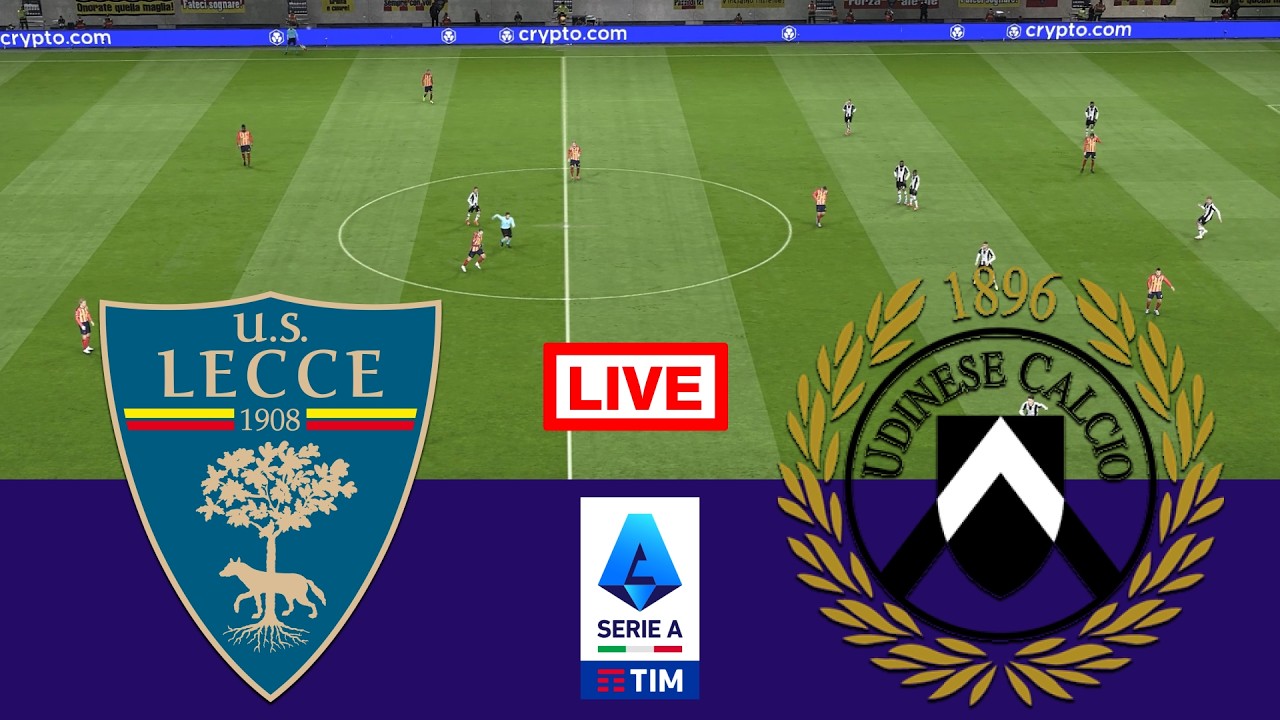 🔴 In Diretta : Lecce vs Udinese | Serie A 2025/26 | Streaming completo della partita