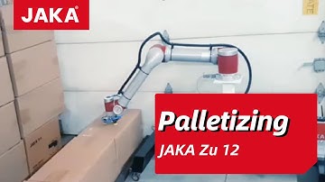 Efficient Palletization---JAKA Cobot Helps in Any Application