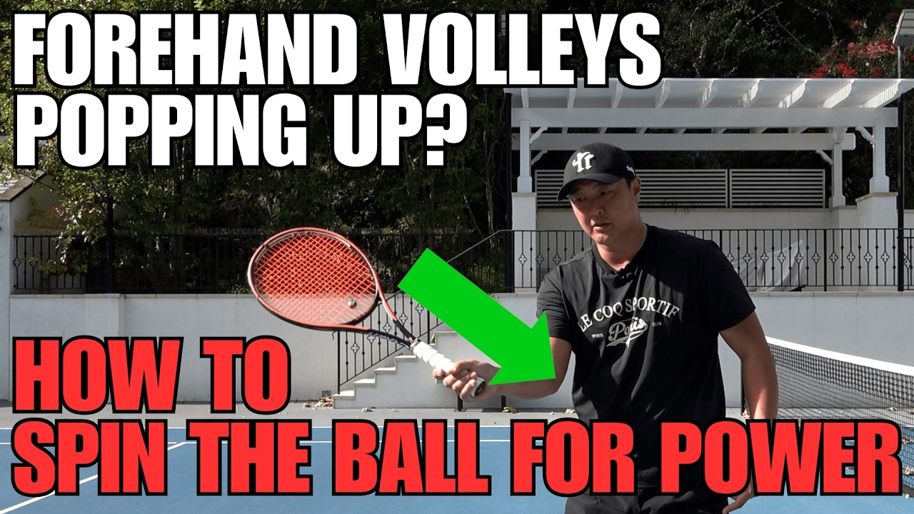 Can't generate power on your forehand volleys? Learn how to hit with powerful spin.