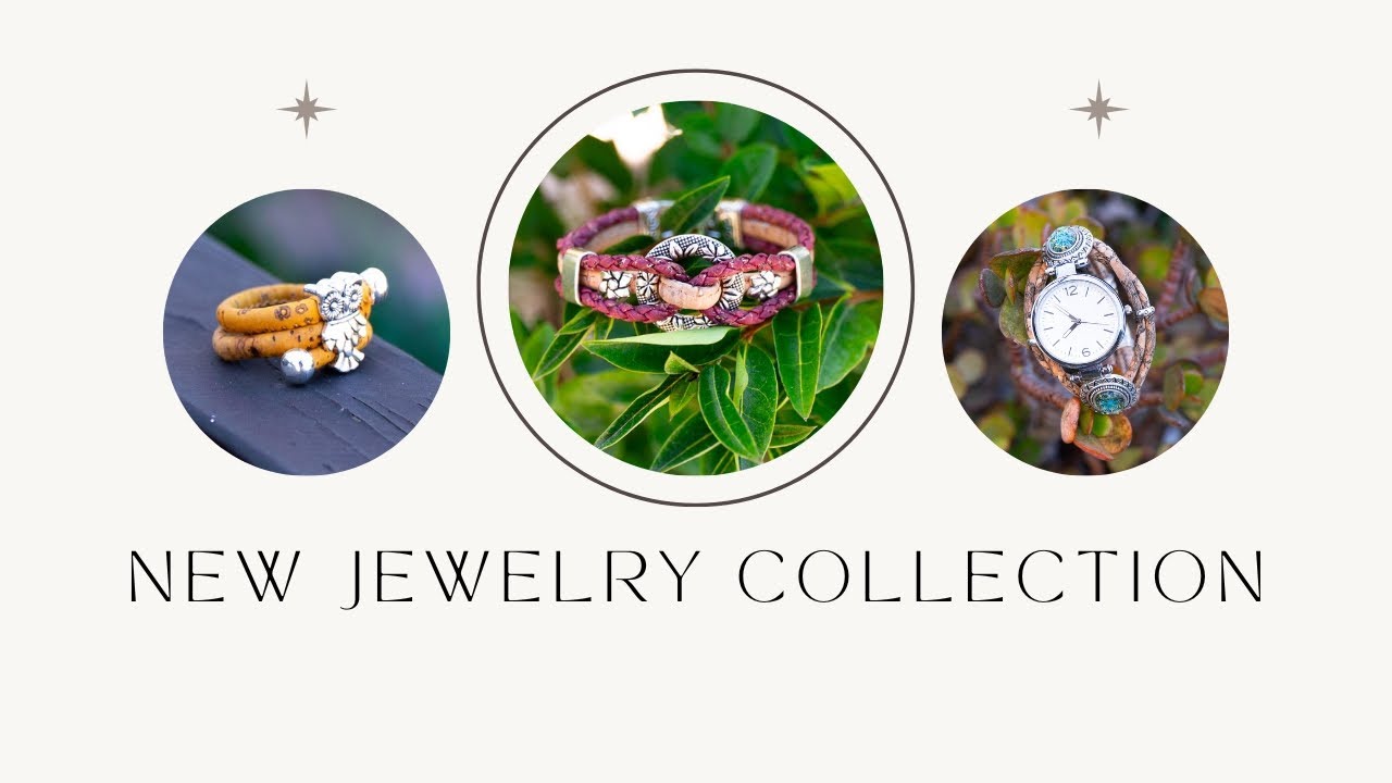 New Handmade Natural Cork Jewelry Collection