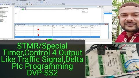 STMR/Special Timer,Control 4 Output Like Traffic Signal,Delta Plc Programming DVP-SS2 PLC WPL-SOFT