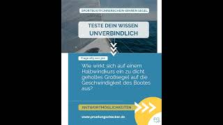 Sportbootführerschein SBF Binnen Segeln - Frage 285