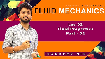 Lec 02 Fluid Properties I Part 02 I GATE 2020 I ME/CE