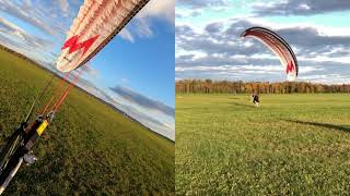 Paramotor No wind landing!!!!