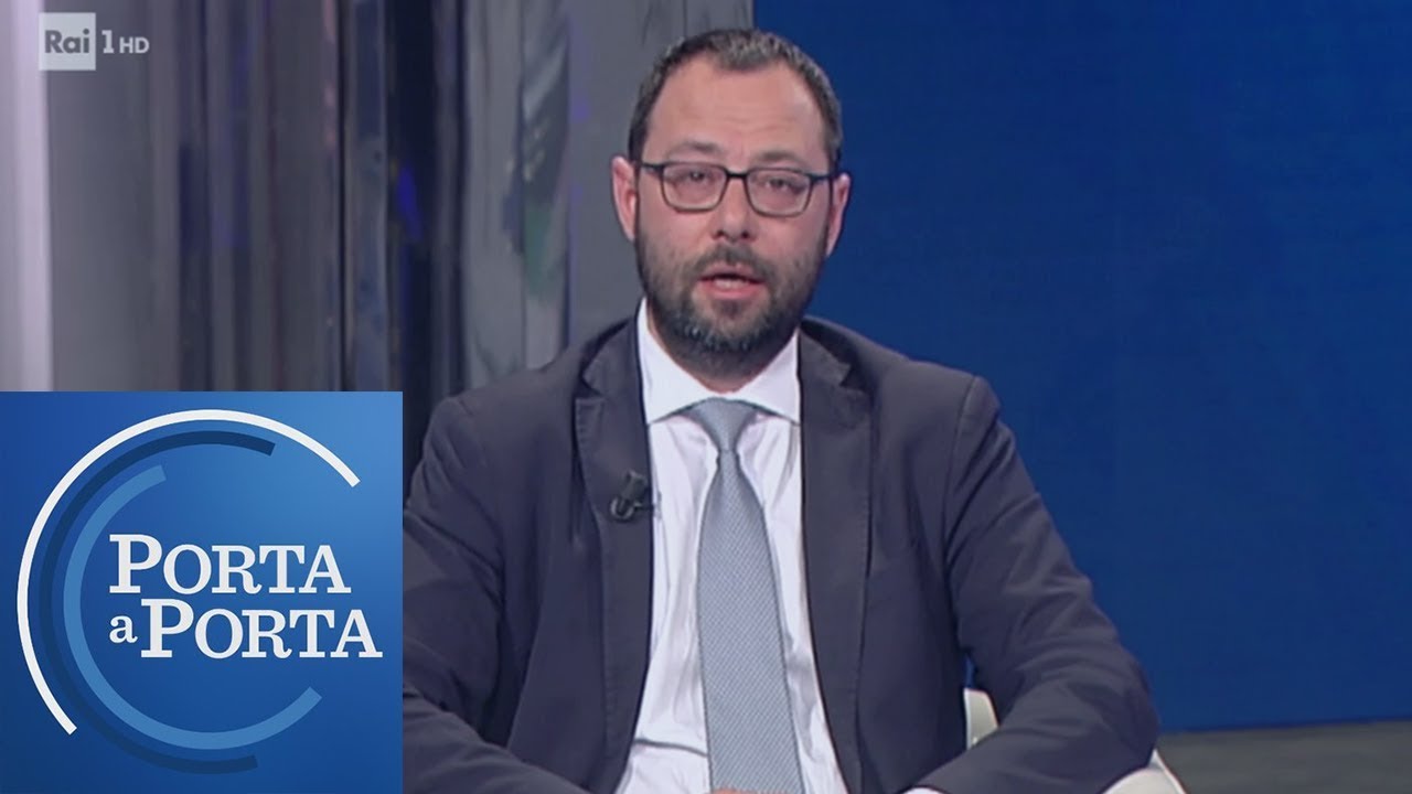 Stefano Patuanelli (M5S) sull'arresto di Marcello De Vito - Porta a porta 21/03/2019
