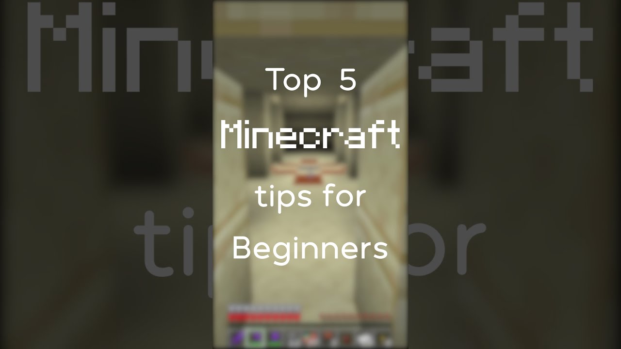 Top 5 Minecraft Tips for Beginners! (Subscribe for more) – Send this to your noob friends