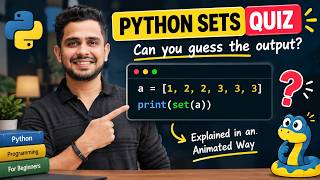 Python Sets Explained with a Simple Output Quiz 🐍