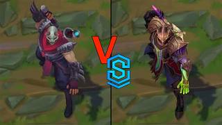 Blood Moon Shen VS Broken Covenant Shen Skins Comparison