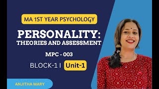 Personality: Theories & Assessment | BLOCK-1 | UNIT-1 | IGNOU | Malayalam | IGNOU Psychology
