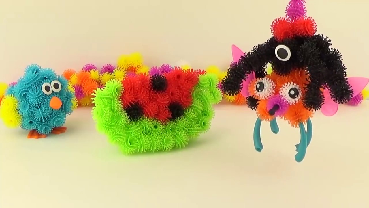 Развивающий конструктор -липучка для детей Bunchems