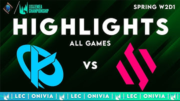 KC vs BDS ALL GAMES Highlights | LEC Spring 2025 | Karmine Corp vs Team BDS by Onivia
