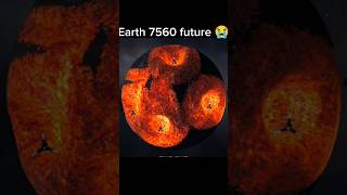Earth 7560 future 😭 #2026 #space #earth #planet #solarsystem