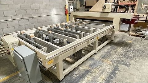 AXYZ 5010 Pod & Rail CNC Router with Roller System