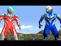 ULTRAMAN GINGA & FUMA TAG TEAM MODE - ULTRAMAN FIGHTING EVOLUTION 3