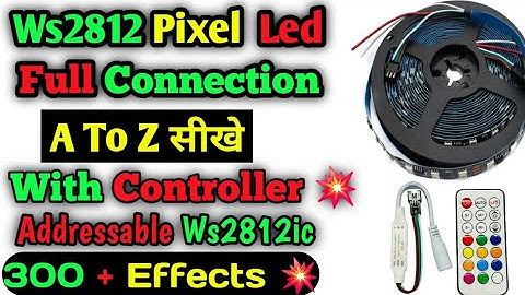 Ws2812b Pixel Led Full Connection  A To Z With Controller Addressable 2812b ic FOR home decoration