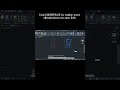 Your Dimensions Are Messy? Fix Them in 2 Seconds! #autocad #shorts #autocadtips #autocadtricks