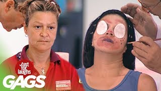 Free Horrible Makeup Prank! - Just For Laughs Gags