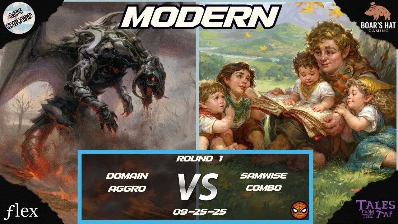 Комбо Домен Агро против Сэмвайза [MTG Modern, раунд 1]