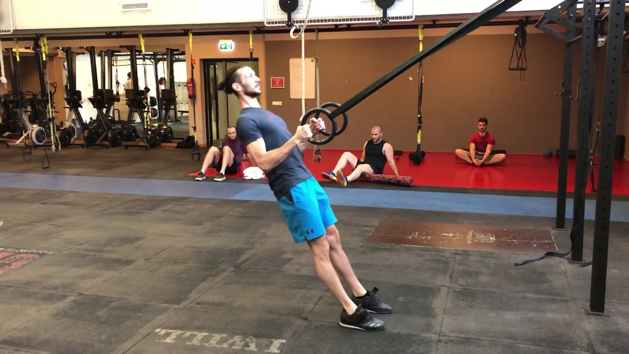 Ring Row BarbellBrainBudapest - YouTube