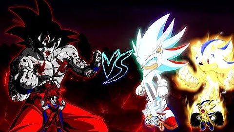 Goku Terror Final OP VS Shadic V2 OP (all form) & Sonow V2 OP (all form) in Jump Force Mugen